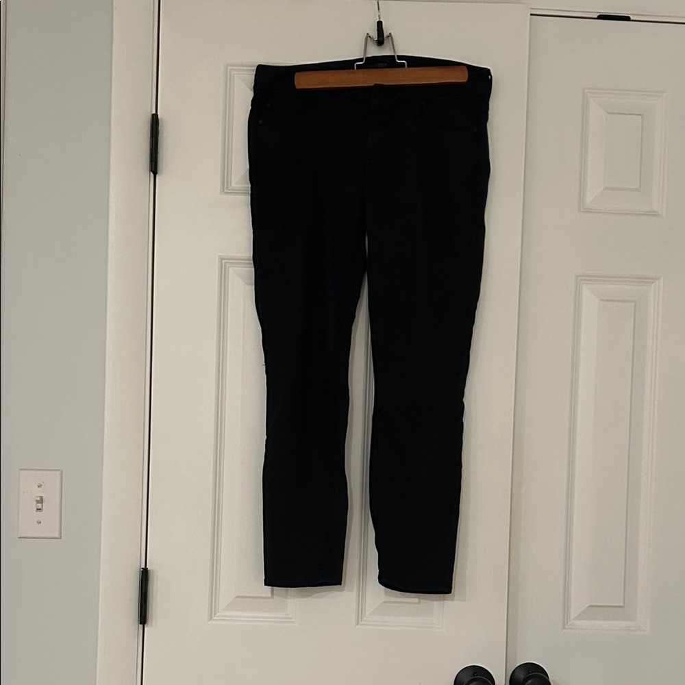 MOTHER The Looker skinny crop jeans
